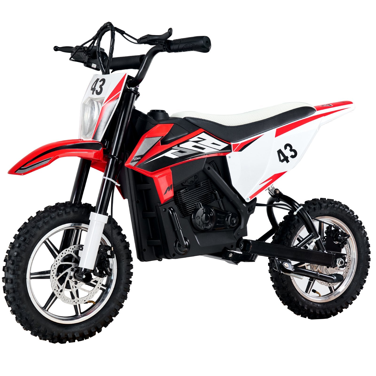Elektrisches Kinder Motocross Bike mit Offroad Reifen, Federung und sportlichem Design für actionreichen Fahrspaß