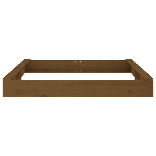 NaturePlay Holzsandkasten – Quadratischer Sandkasten aus Kiefernholz