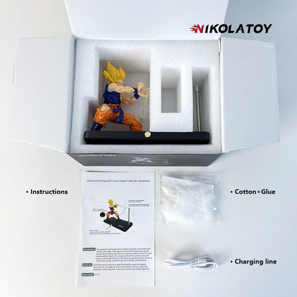Neues Dragon NeoBeam LED Anime Figur – Energieblitz Display mit DIY-Effekt