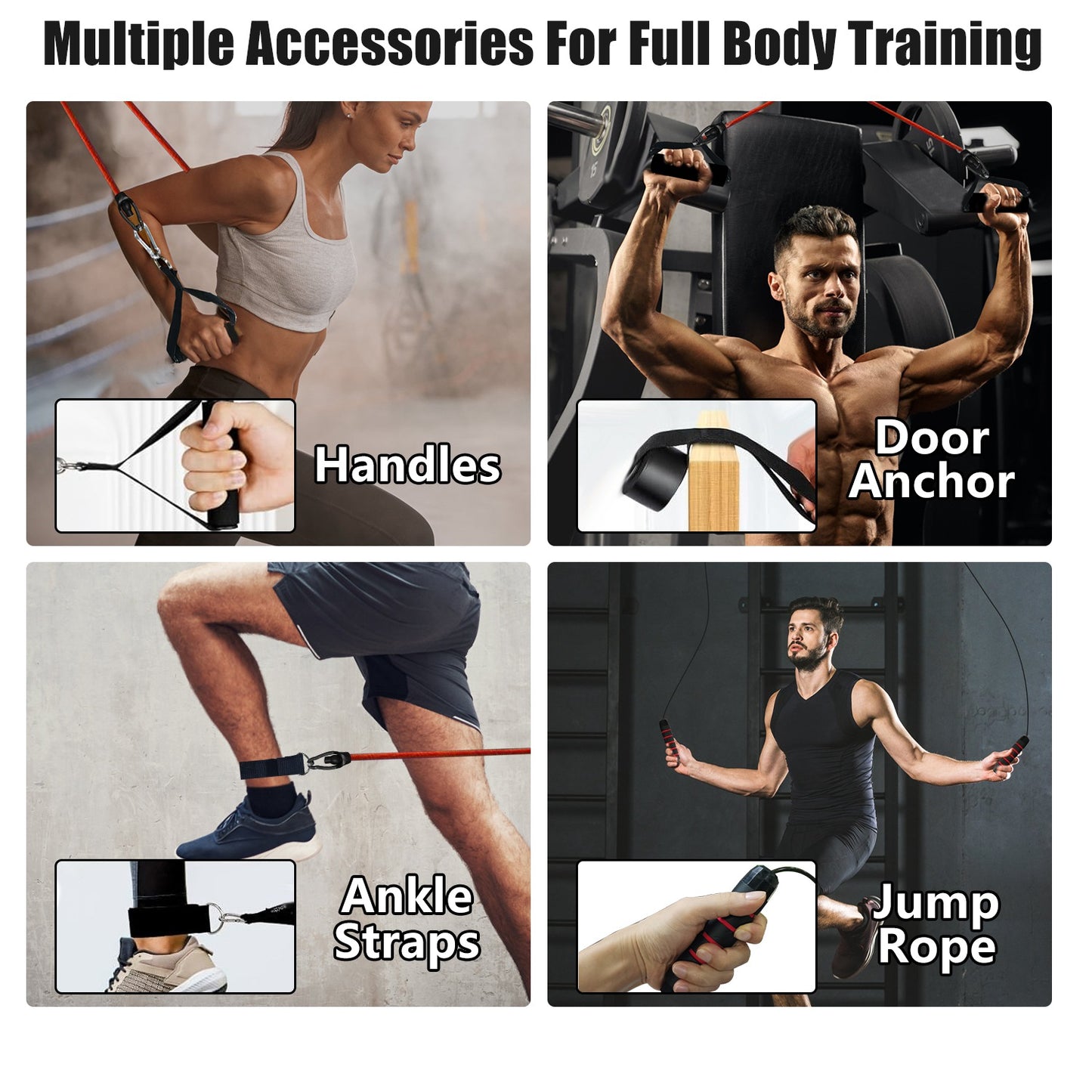 Home Gym Set „FlexFit Station“ – Faltbares Push-Up Board & Komplett-Trainingssystem