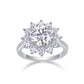 Sunflower Radiance Moissanit Ring