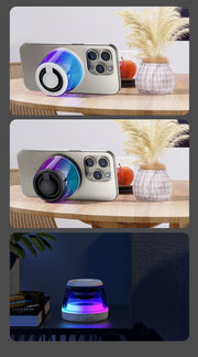 RGB Bluetooth-Lautsprecher „Glow Bass Mini“ – Magnetisch, leuchtend & kraftvoll
