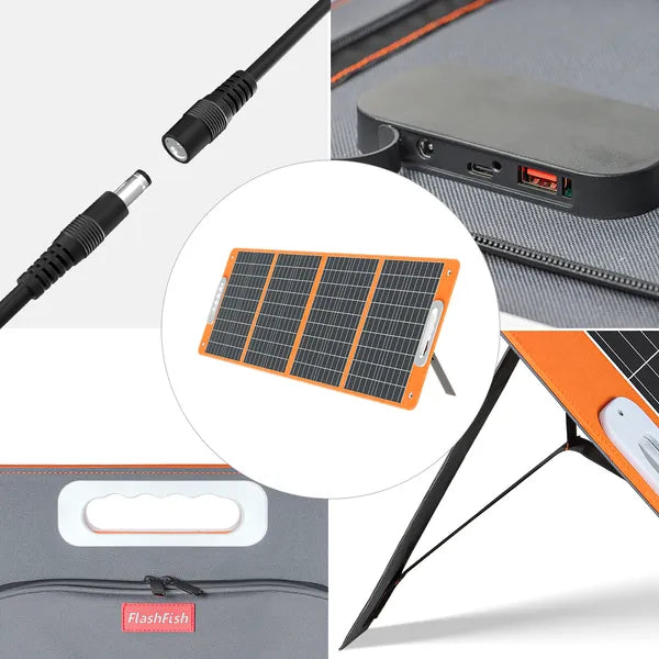 Faltbares Solarpanel „Solar Flex Traveler“ – Leistungsstark, robust & bereit für jedes Abenteuer