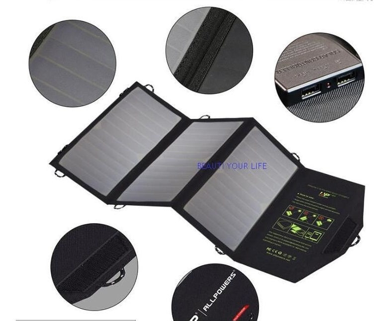 Faltbares Solarpanel „SunFold Charge“ – Leicht, effizient & grenzenlos mobil