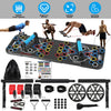 Multifunktionales Fitness-Board mit Widerstandsbändern und Zubehör für effektives Ganzkörpertraining zuhause