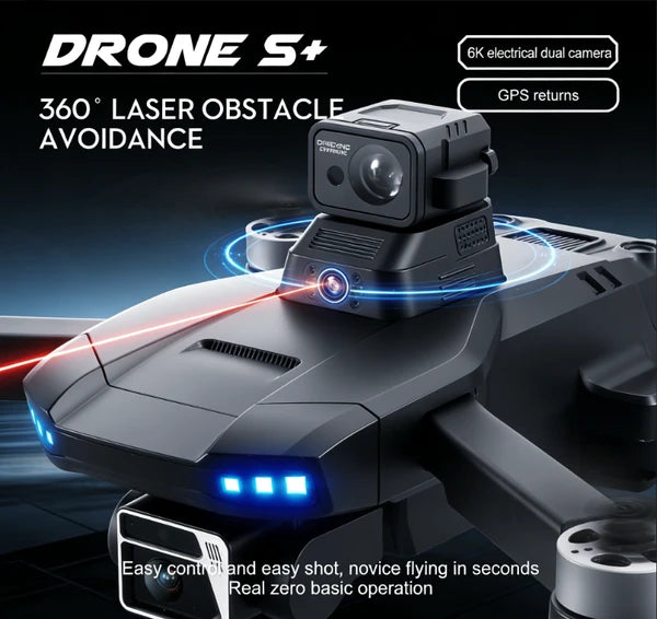 Sky Scout S+ – 6K Drohne mit GPS & Laser-Hinderniserkennung