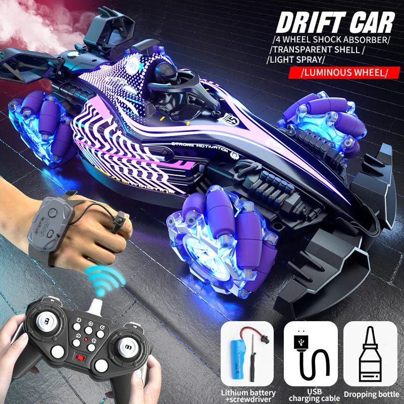 NeonDrift X RC Stunt Car – Drift Auto mit LED & 360° Action