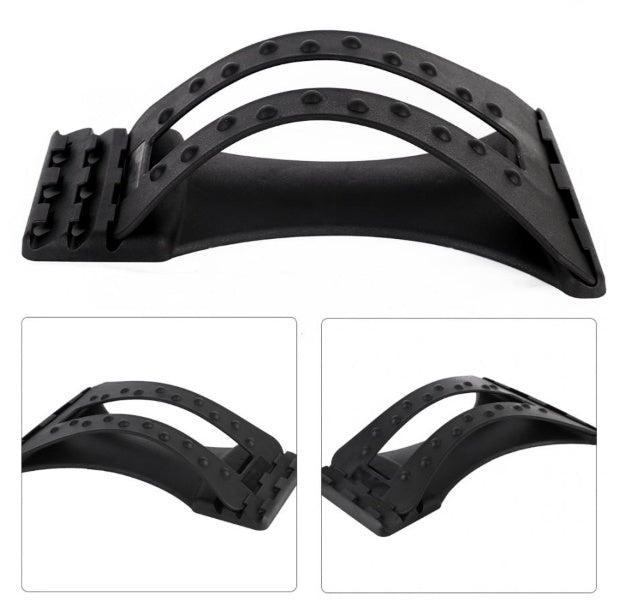 Rückenstrecker „SpineRelax Pro“ – Ergonomische Lendenstütze mit Massagepunkten