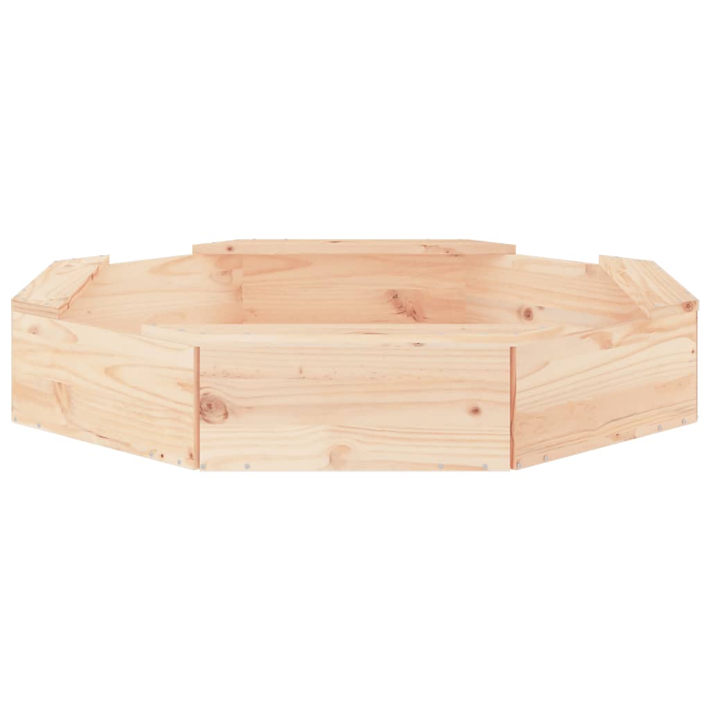 NaturePlay Mini Holzsandkasten – Kompakter Sandkasten aus Kiefernholz