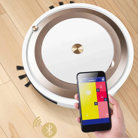 Smarter Saugroboter mit App-Steuerung und Bluetooth-Funktion für automatische Reinigung im modernen Zuhause
