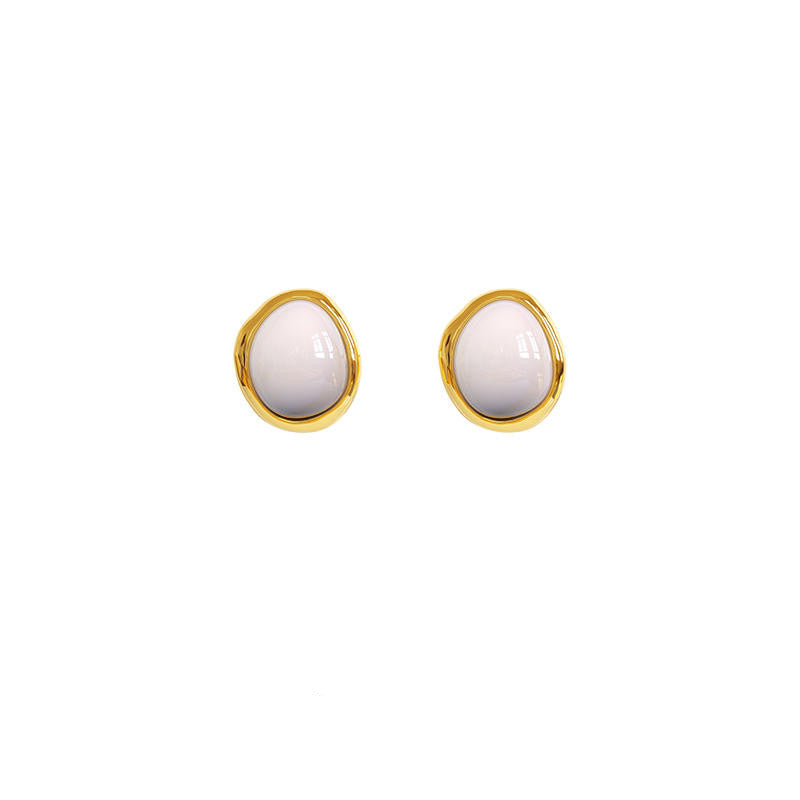 Ohrstecker „Jade Harmony Gold“