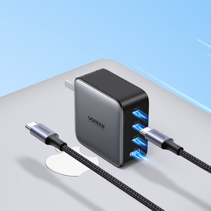 Power Hub Pro 100W – Kompaktes USB-C Schnellladegerät mit Multi-Port