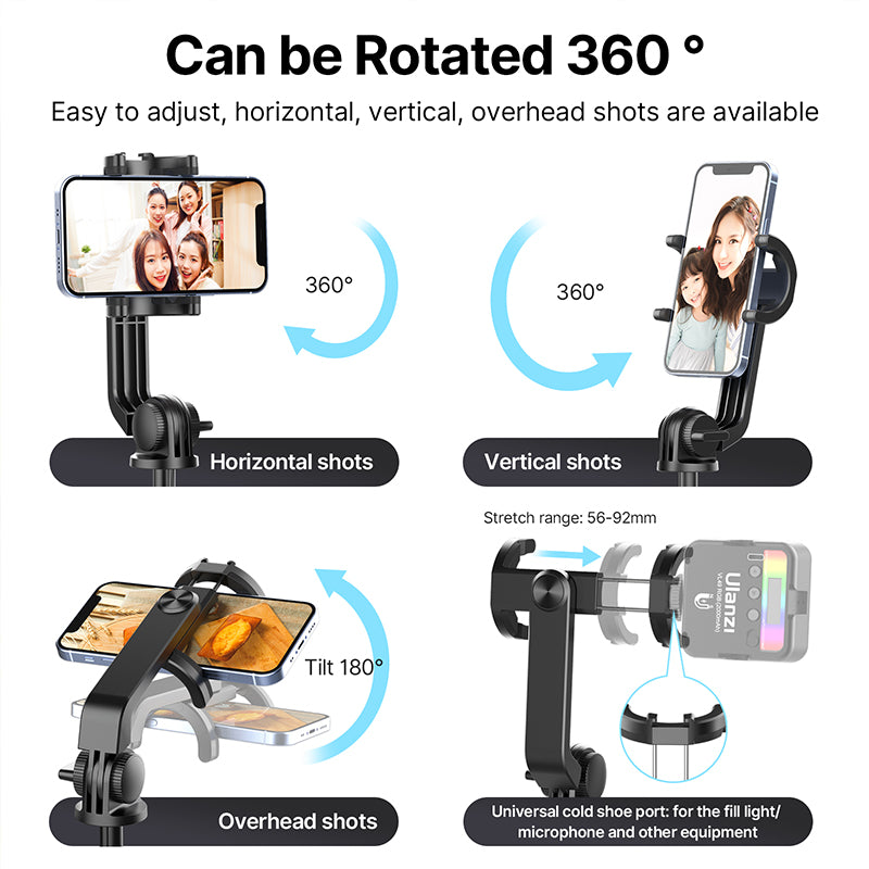 Teleskop Selfie-Stativ „Extend Shot Pro“ – Stabil, flexibel & immer im richtigen Winkel