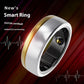 Smart Ring „VitaPulse Ring“ – Eleganter Health-Tracker aus Titan