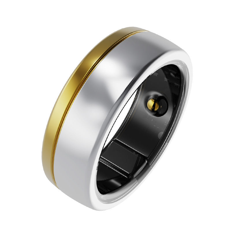 Smart Ring „VitaPulse Ring“ – Eleganter Health-Tracker aus Titan