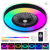 Moderner Deckenventilator mit LED Licht für Wohnzimmer und Schlafzimmer