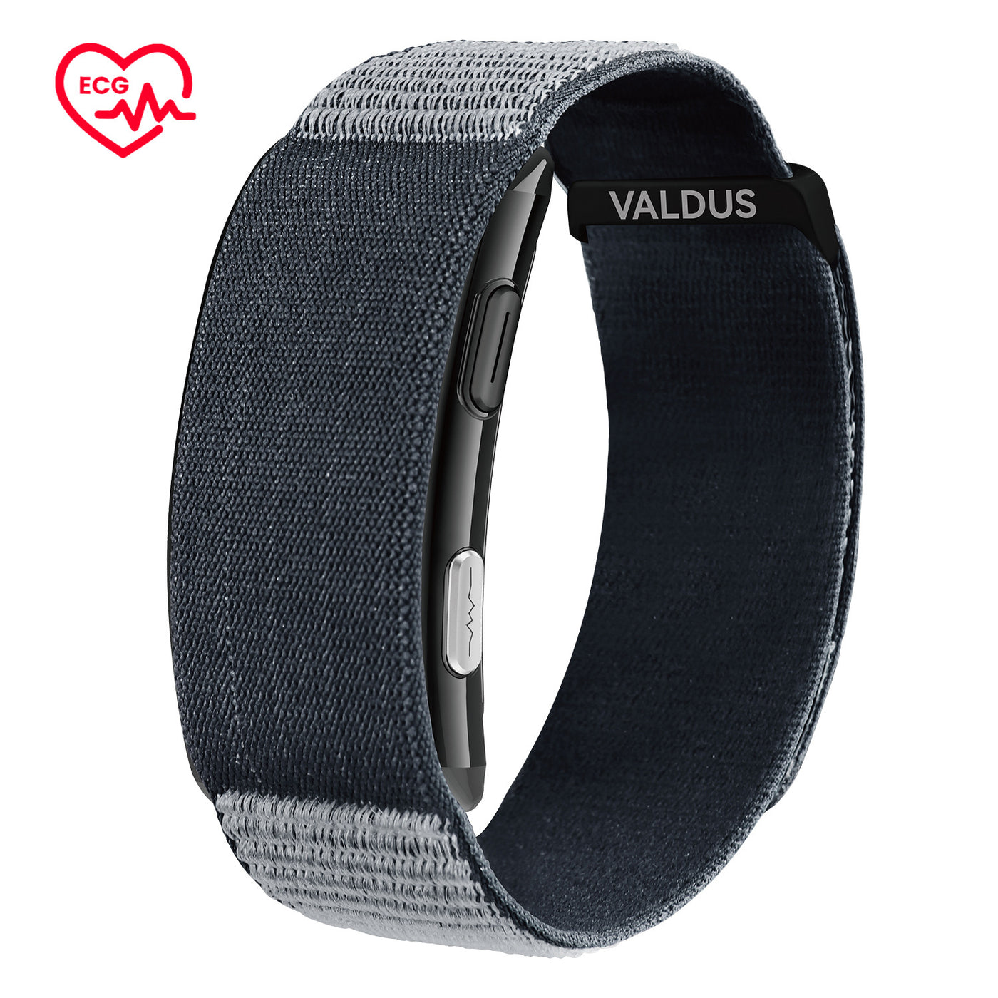 VALDUS VITRO Fitnessarmband ohne Display in Schwarz