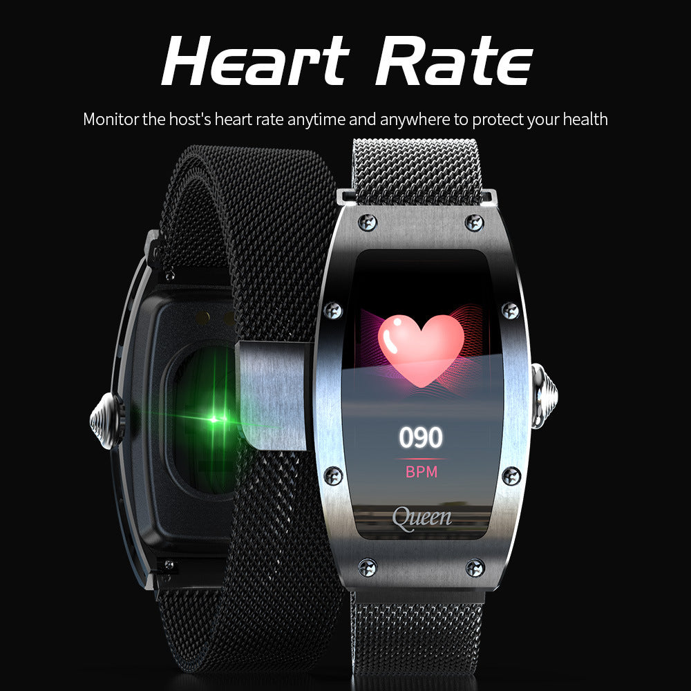 Smartwatch „LunaSteel“ – Elegante Fitnessuhr für deinen Alltag