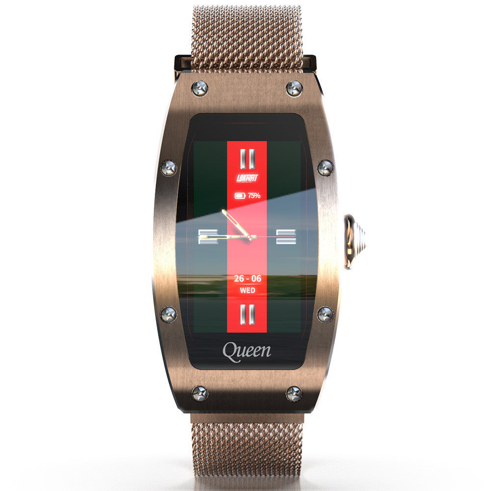 Smartwatch „LunaSteel“ – Elegante Fitnessuhr für deinen Alltag