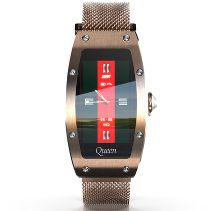 Smartwatch „LunaSteel“ – Elegante Fitnessuhr für deinen Alltag