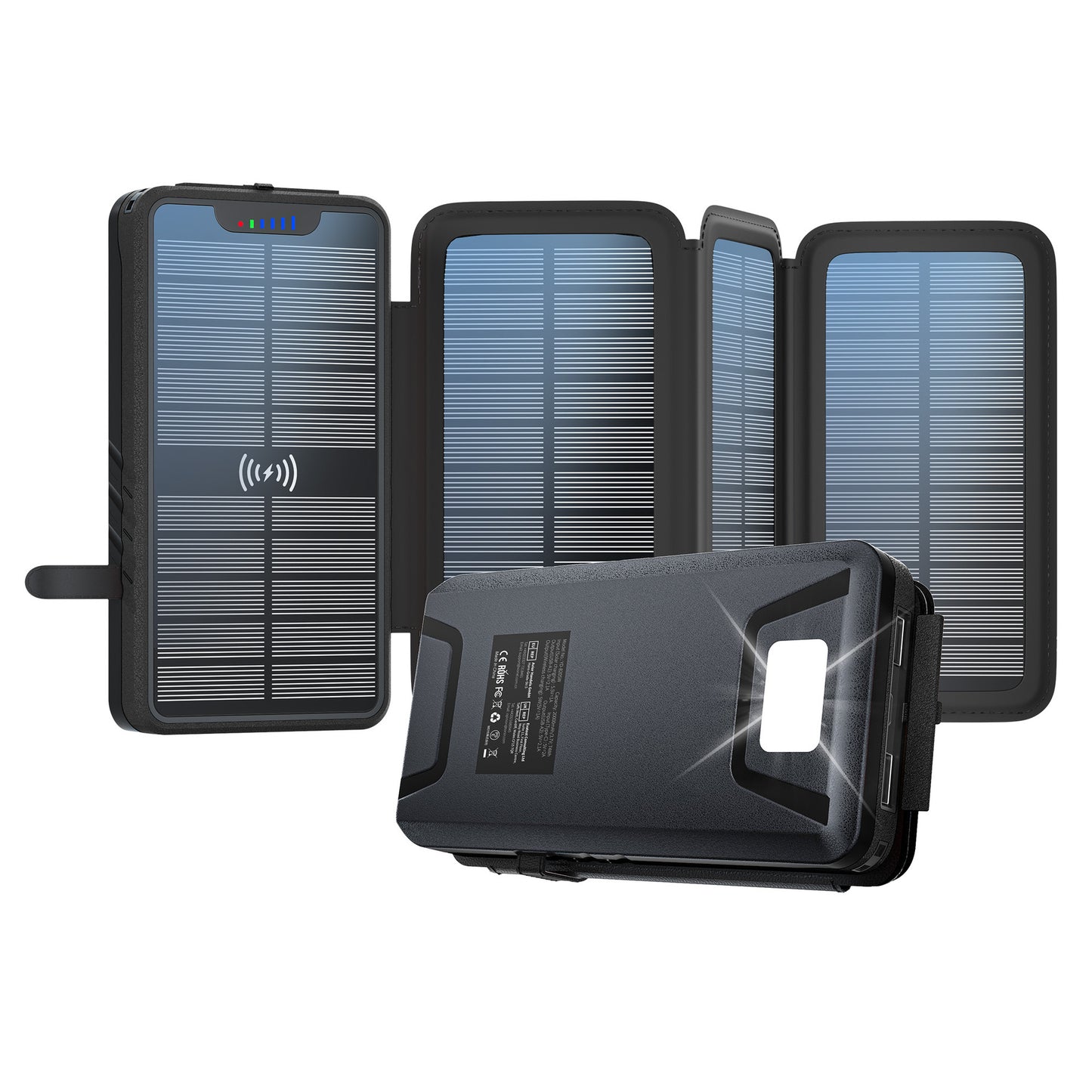 Solar Powerbank „Sun Fold Max“ – Autark, vielseitig & smart geladen