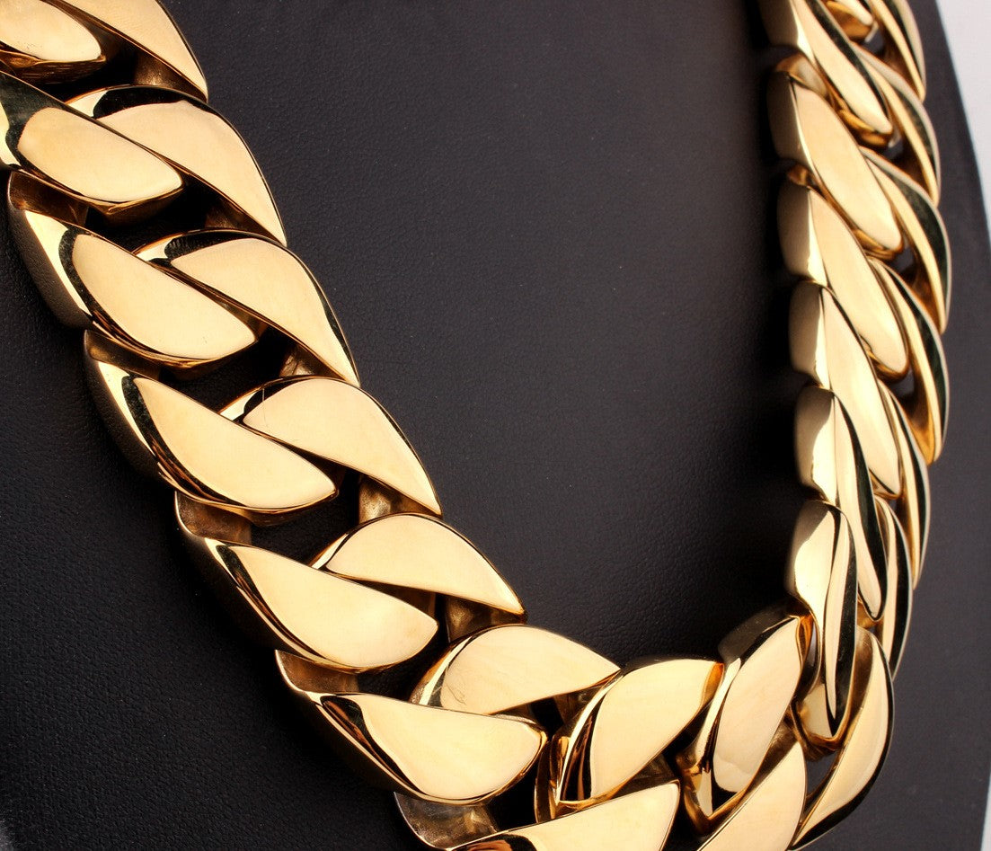 Statement Halskette „Urban Chain Gold“