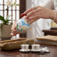 Cloisonné Garden Joy Luxus Teekanne mit kunstvoller Emaille-Veredelung