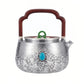 Silver Jade Harmony Luxus Teekanne aus edlem Silber