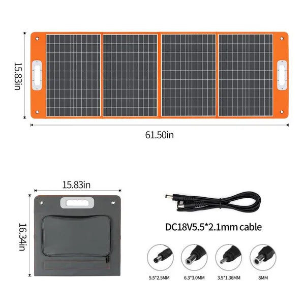 Faltbares Solarpanel „Solar Flex Traveler“ – Leistungsstark, robust & bereit für jedes Abenteuer
