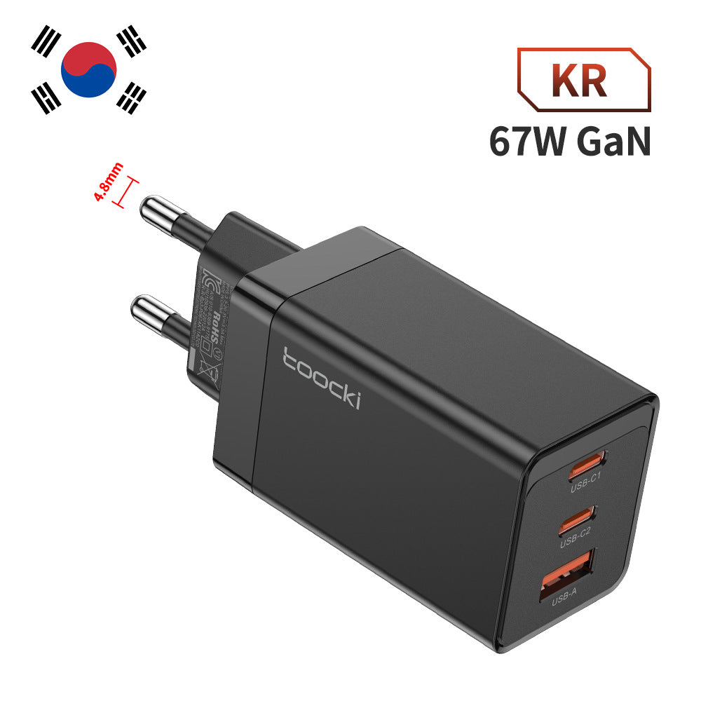 Schnellladegerät „Power Core 67W Pro“ – Kompakt, leistungsstark & vielseitig