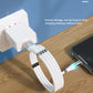 3-in-1 Ladekabel „FlexCharge Trio“ – Ein Kabel für alles