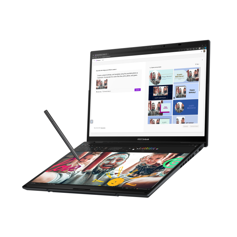 ASUS Zenbook DUO 14 3K OLED Touch mit Intel Core Ultra 9, 32 GB RAM und 2 TB SSD